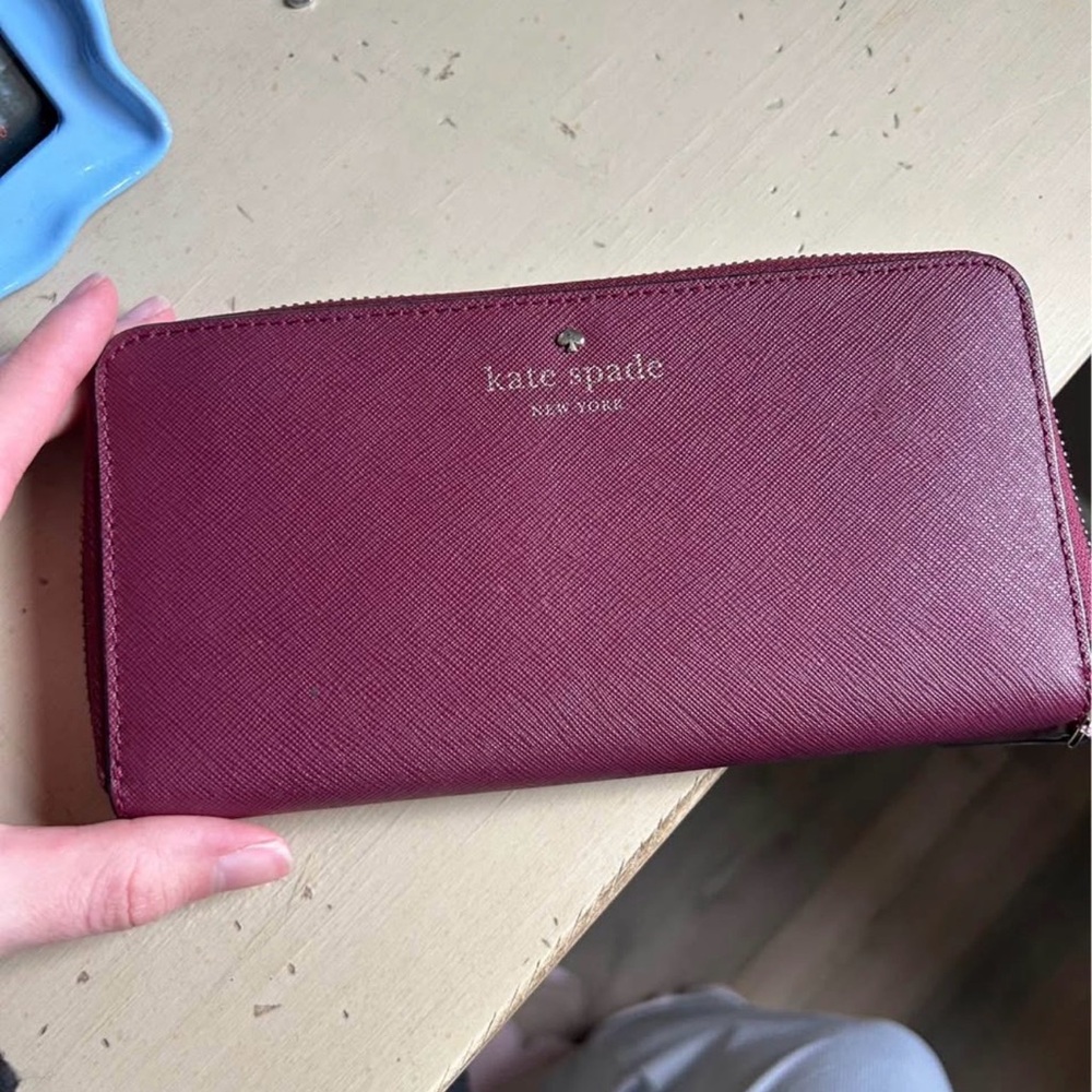 Kate Spade Mulberry Zip-Around Wallet